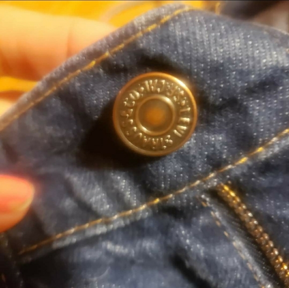 vtg 84 levi's 509 regular fit leather patch orange tab medium wash jeans 31x30 - Picture 13 of 13